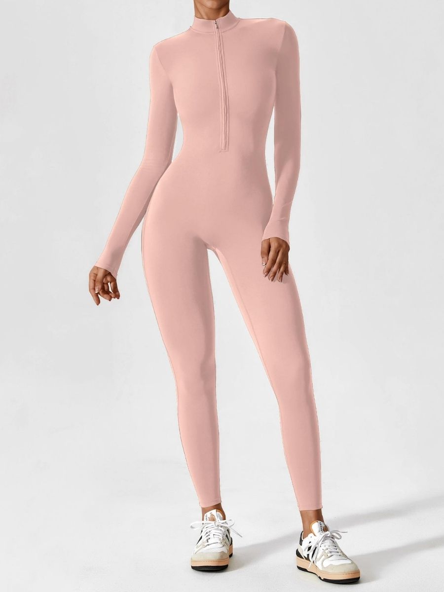 Elira - Lange Mouwen Rits Jumpsuit