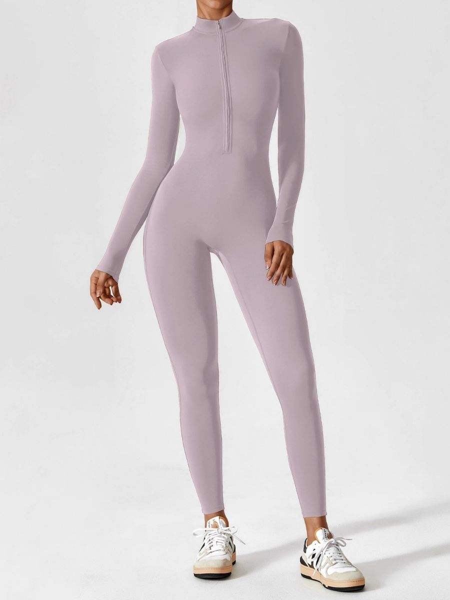 Elira - Lange Mouwen Rits Jumpsuit