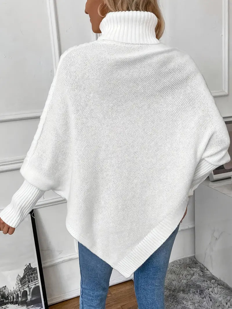 LuxeLayer knitwear poncho